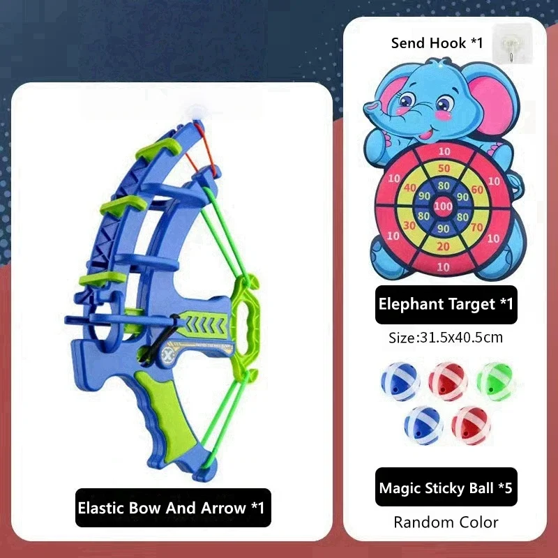 

Набор для игры в дартс: доска-мишень с липкими шариками в виде динозавров и слонов, для дома и улицы, развивающая игра для детей