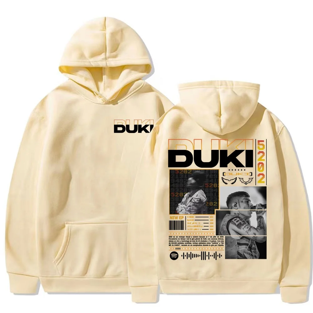 مغني الراب دوكي أميري ألبوم جولة حول العالم 2025 غطاء هوديي شارع العليا الهيب هوب البلوز الخريف/الشتاء للجنسين عادية الراحة هوديي #4