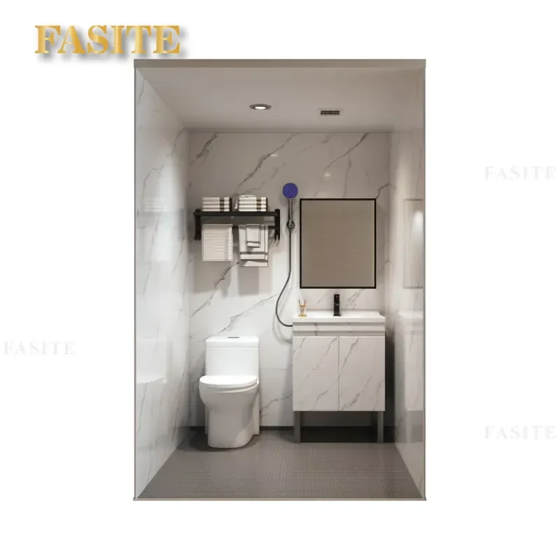 Integrated Bathroom Household Integral Bath Nursing Home Engineering Finished Shower Room and Toilet Unit