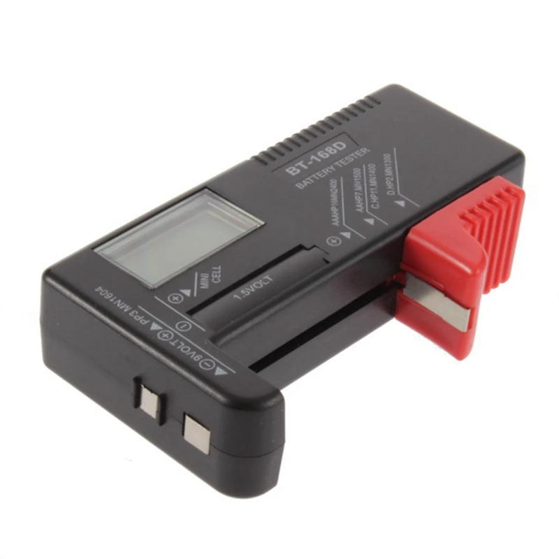 1 PCS BT-168D Battery Tester Battery Capacity Tester BT168D Tester For AA/AAA/C/D/9V/1.5V Battery