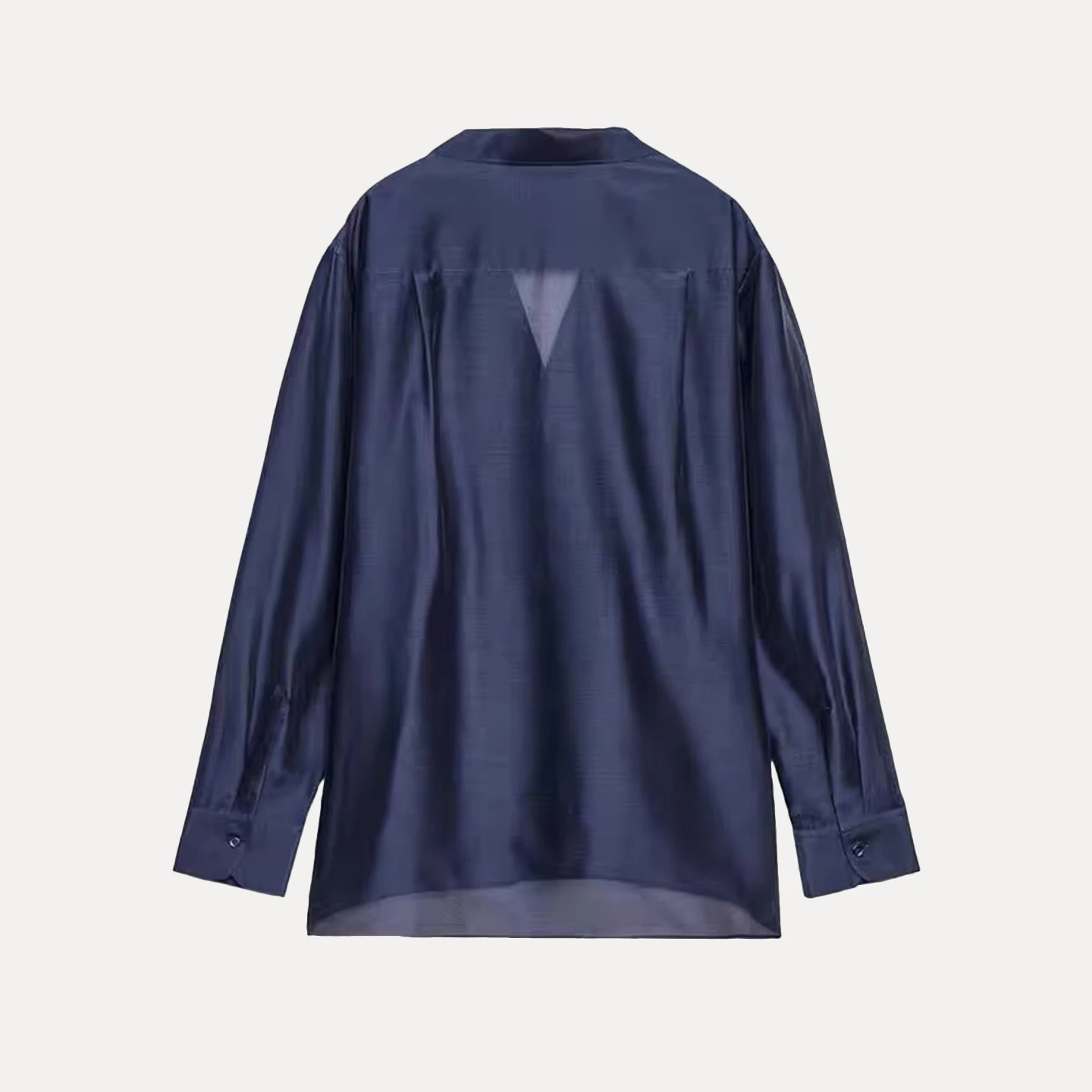 قميص نسائي أنيق بأكمام طويلة وياقة على شكل V متعدد الاستخدامات للارتداء اليومي، إصدار جديد لخريف 2025 من زاداتا للملابس النسا...