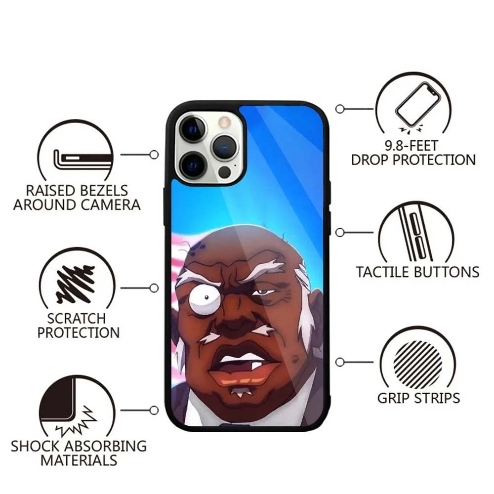 Casing ponsel boondock uncle ruckus magnetis kuat untuk IPhone 15,14,13,Pro,Max,Plus,11,12,Mini untuk pengisian nirkabel Magsafe