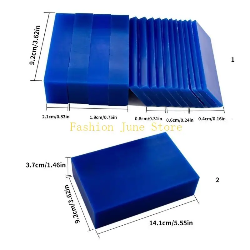 N5KA Multipurpose نحت شمع ورقة الشمع المصنوعة يدويًا نحت ألواح الشمع مجوهرات نحت شمع مناسبة للمجوهرات