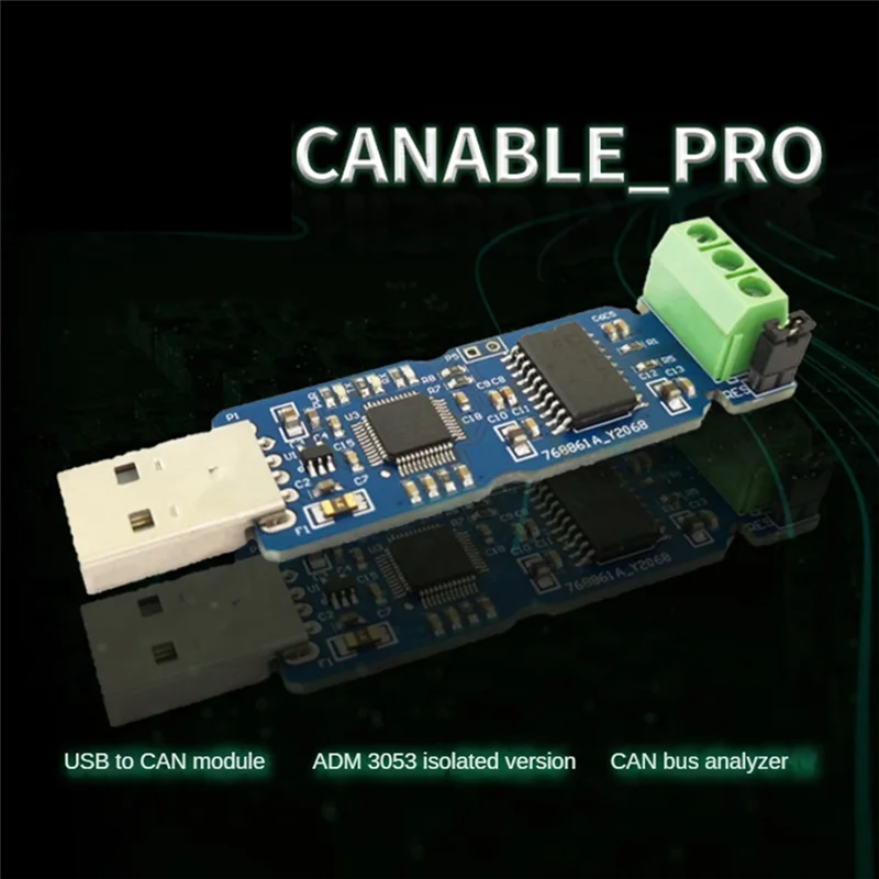 Canable USB To CAN Module Canbus Debugger Analyzer Adapter CAN Versi Terisolasi CANABLE PRO