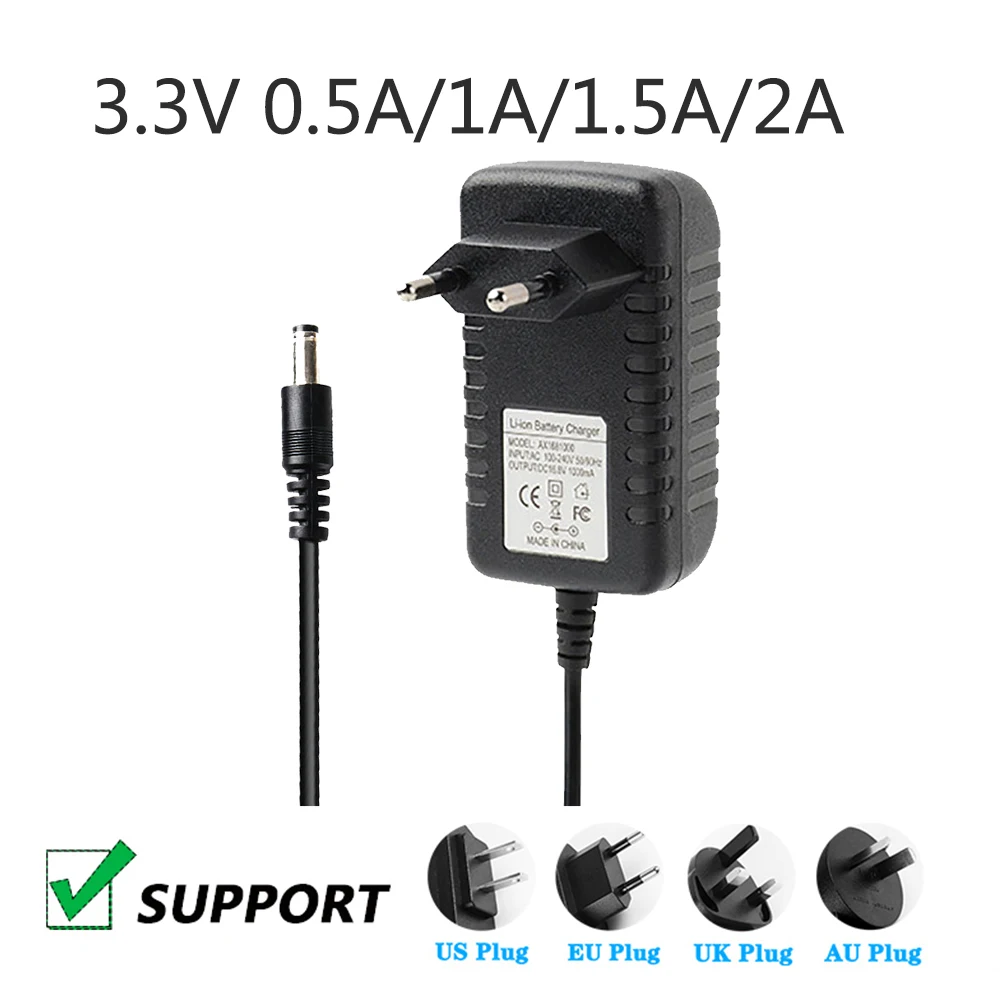 DC Power Supply 220V To DC 3.3V 0.5A 1A 1.5A 2A Power Adapter 3.3V 2000mA Switching DC Stabilized Power Supply Transformer