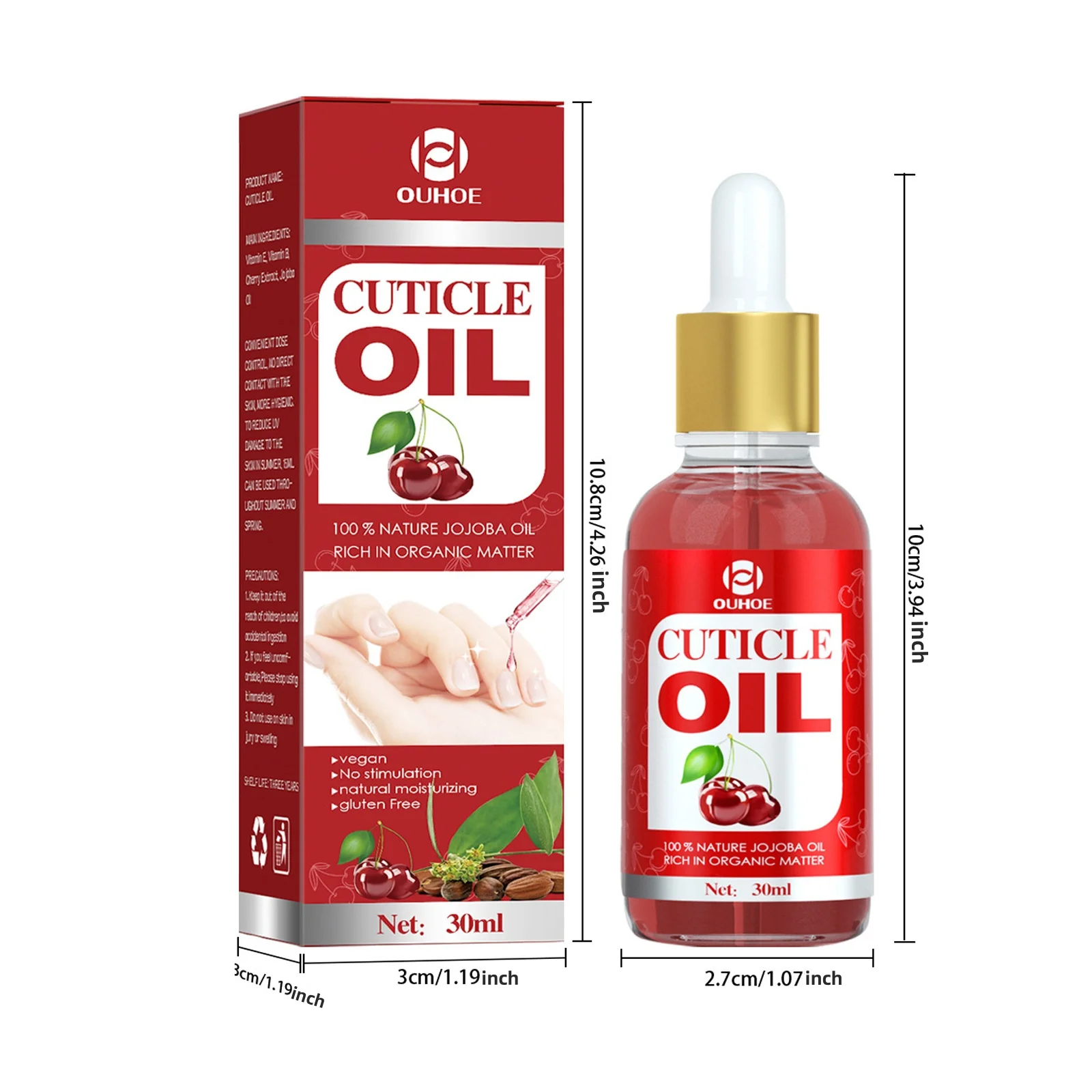 30ml Armor Oil Stratum Corneum Strengthen Nail Nutrition Nail Edge Eliminating Keratin Armor Oil