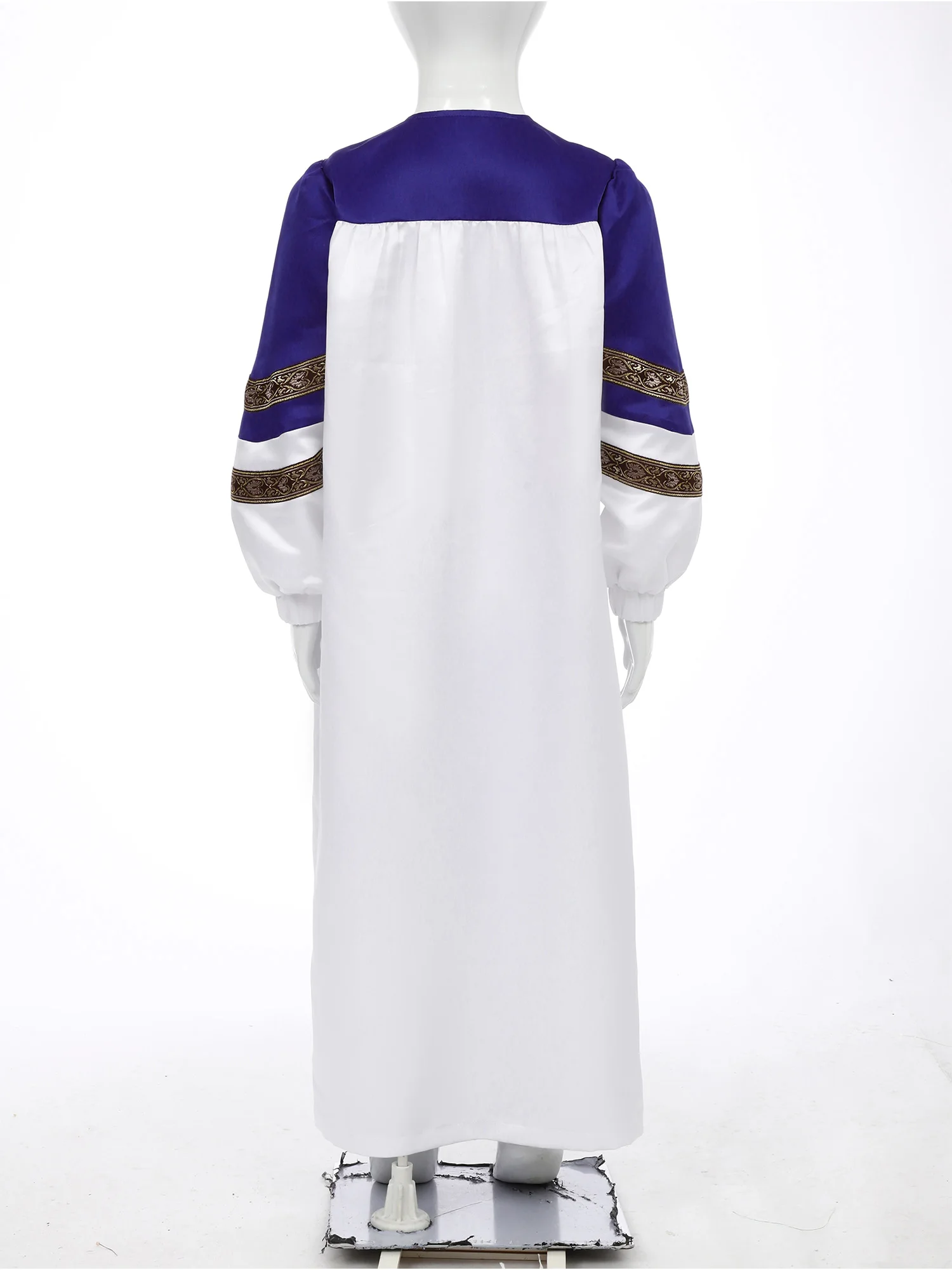 الأولاد مسلم العربية تونك تراكب العبادة زي Dancewear طويلة الأكمام الكنيسة الليتورجية الثناء فستان رقص فستان رقص غنائي