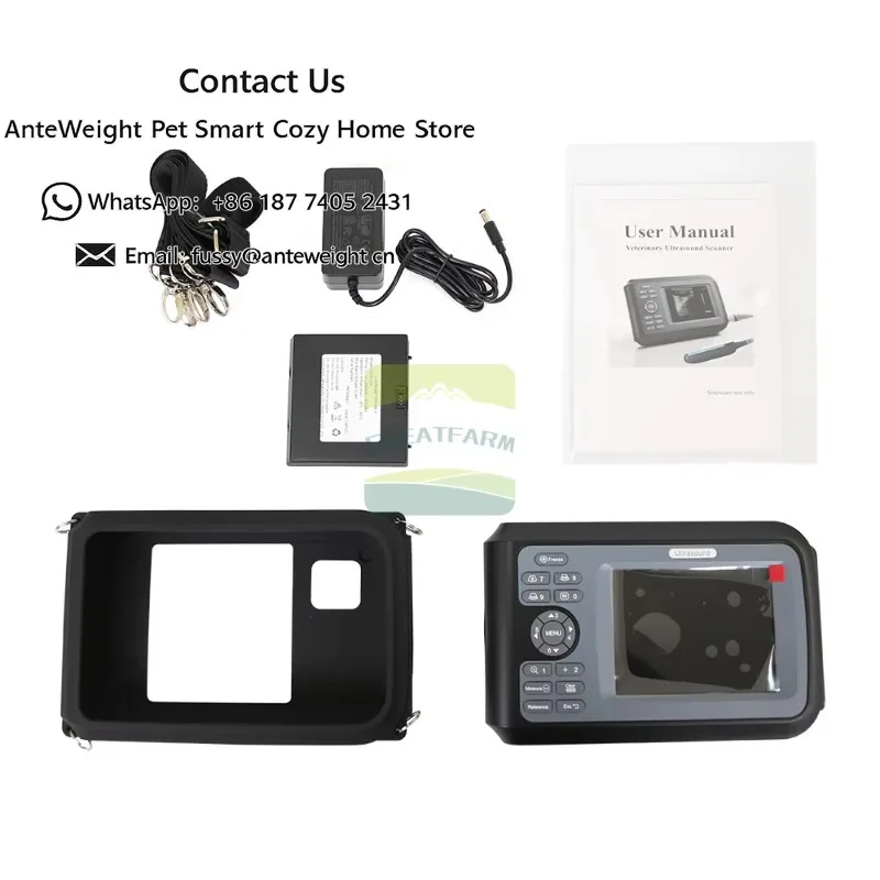 

V8 Veterinary Ultrasound Machine,for Use on Pigs,cattle Sheep and Dogs Animal Pregnancy Test Mechanical Probe Machine for Pig