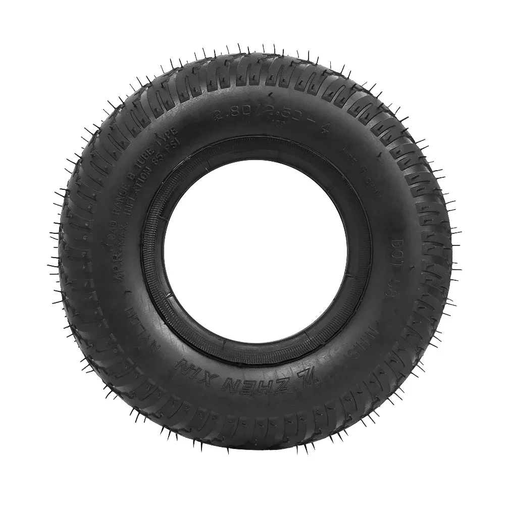 2.80/2.50-4 Off-road Tire Outer Inner Tube for Gas / Electric Scooter ATV Elderly Mobility Scooter Wheelchair 9 Inch Tires Parts