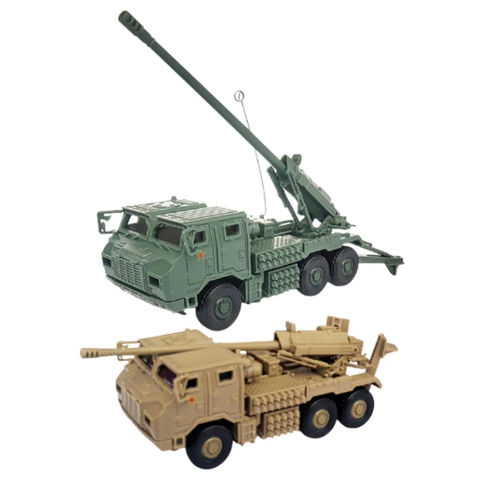 Modelo de veículo de coleção de modelo de tanque chinês 4D 1:72 para crianças pré-escolares