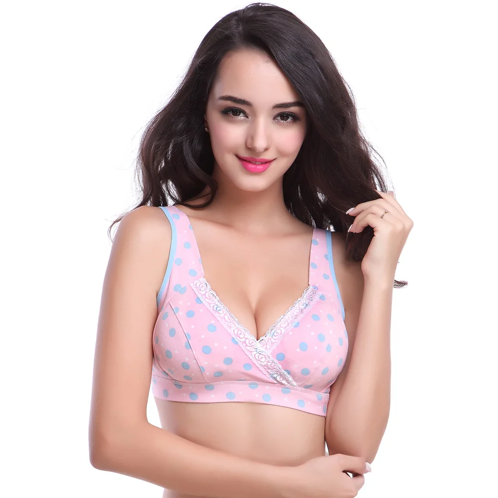 Soft Lace BreastFeeding Maternity Nursing Bra for Feeding sleep bra Clothes for pregnant women cotton Pregnancy Underwear Bras