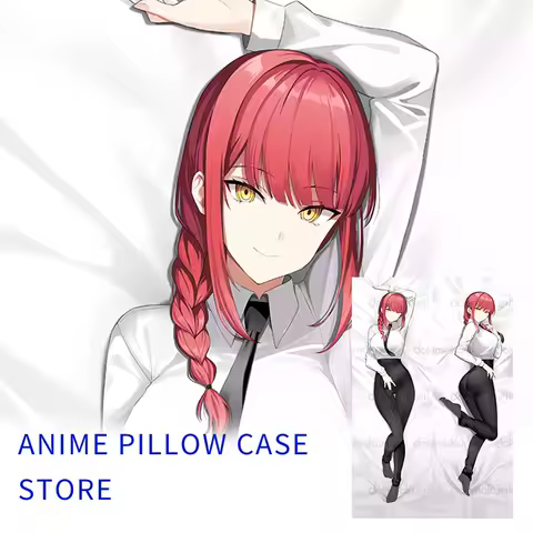 Chainsaw Man Makima Dakimakura Anime Double sided Print Life size Body Pillow Case Cover Pillowcase