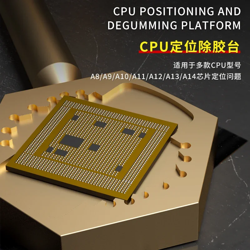 MECHANIC 900M-T-C9 Pure Copper 7-in-1 Micro Heating Platform for A8-A14 Chip Glue Removal of 936 Series Solder Nozzles