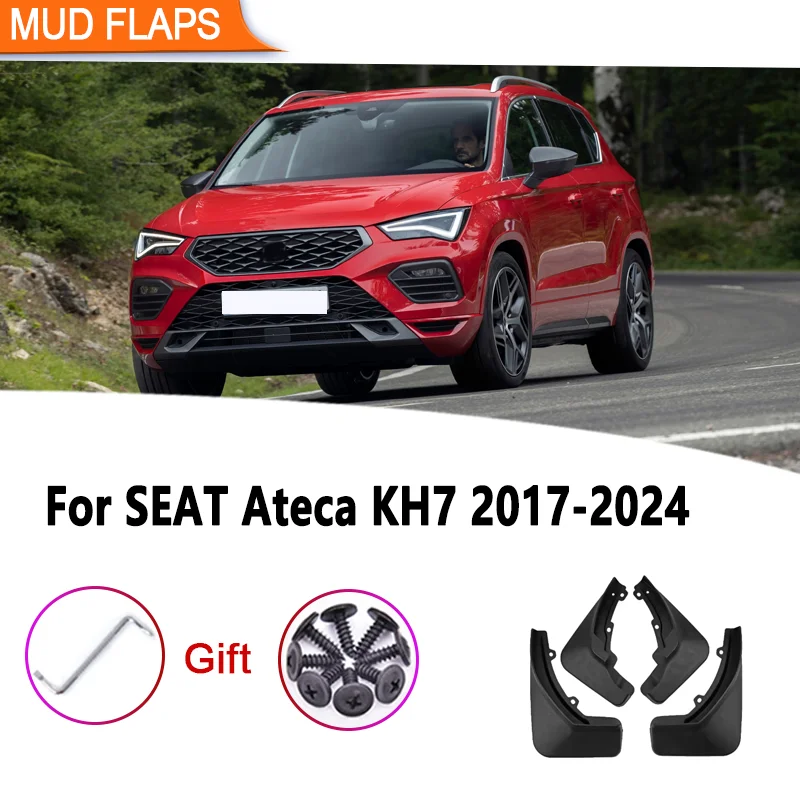 

Для SEAT Ateca KH7 2017 2018 2019 2020-2024 4 шт./компл. крылья автомобиля, брызговики, инструменты, брызговики, автоаксессуары