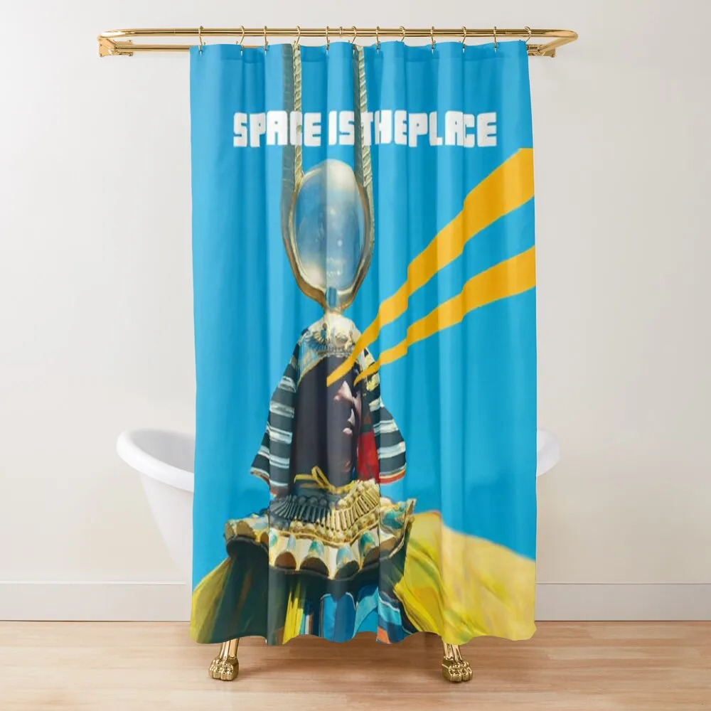 

Sun Ra - Space Place Shower Curtain For Bathrooms With Beautiful Designs Bathroom Accessories Curtain