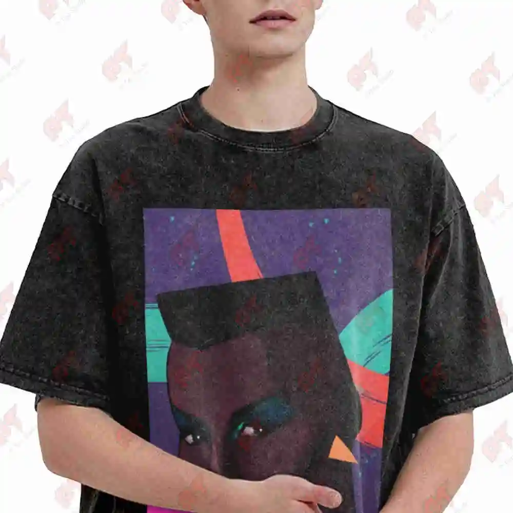 Grace Jones Vintage Washed Tee Pure Cotton T-Shirt