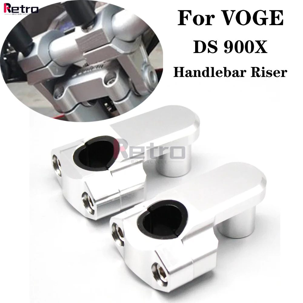 

For VOGE DSX 900 900 DSX DS900X 2024- Accessories Handlebar Risers Extension Height Booster Handle bar Clamp Adapter