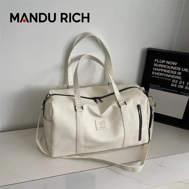 Large Capacity Travel Package Fashion Lightweight Portable Messenger Pack Sports Fitness Bag Short-distance Storage Duffel Bags