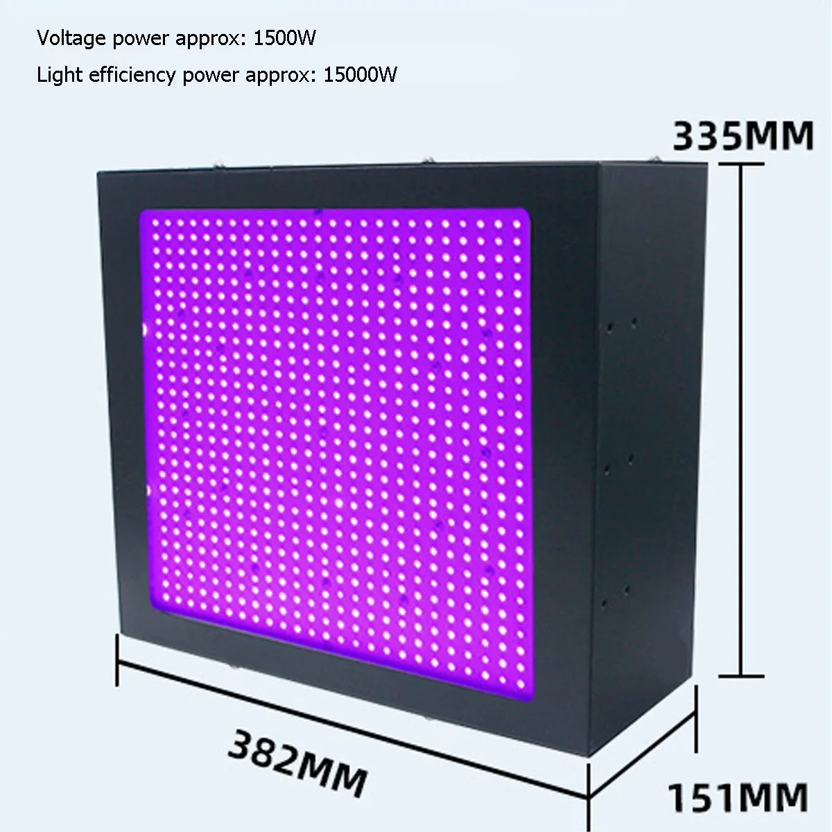 1500W Quick Dry UV Ultraviolet Curing Lamp 365nm 395nm 405nm 385n Glue Resin Green Oil Solder PCB board Coating LCD Screen Paint