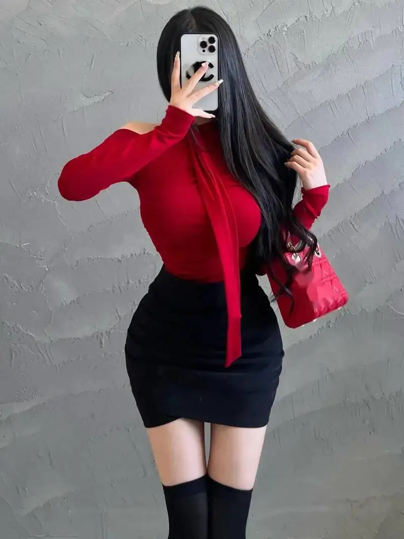 Pure Desire Sexy High Waist Slimming Belt Safety Pants Wrinkle Wrap Hip Skirt Short Skorts Fashion Sweet Korean Women ZXJ7