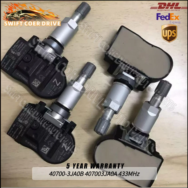 40700-3JA0B 407003JA0A 433 МГц ДАТЧИК ДАВЛЕНИЯ В ШИНА TPMS ДЛЯ NISSAN LEAF ALTIMA MURANO 2015 2016 2017 2018 2019 INFINITI Q50 QX56