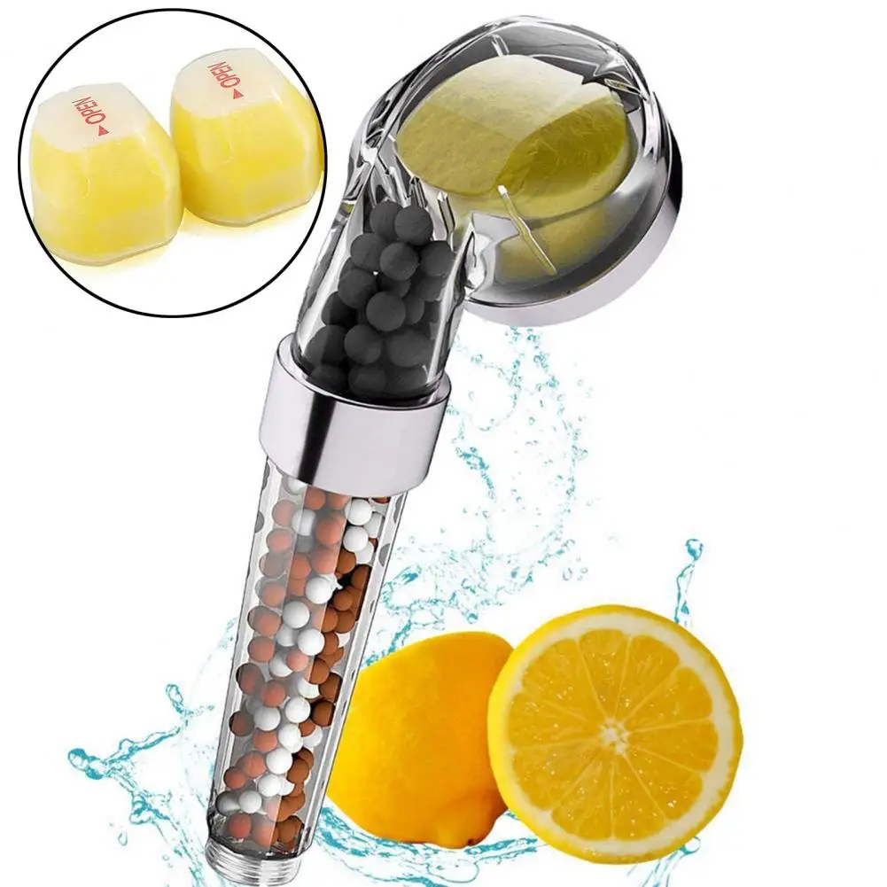 Shower Head Filter Water-saving Revitalizing Body Exquisite Workmanship Jasmine Scent Shower Head Aromatherapy Filter