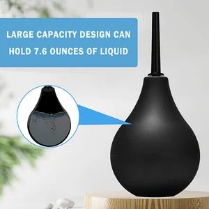 منظف القولون الشرجي ، حقنة المهبل ، حقنة شرجية ، النظافة النسائية ، إكسسوارات بيديت ، 89 مل ، 160 مل ، 224 مل أعلى 8 مبيع حقنة زيوت التشحيم الشرجية - No8