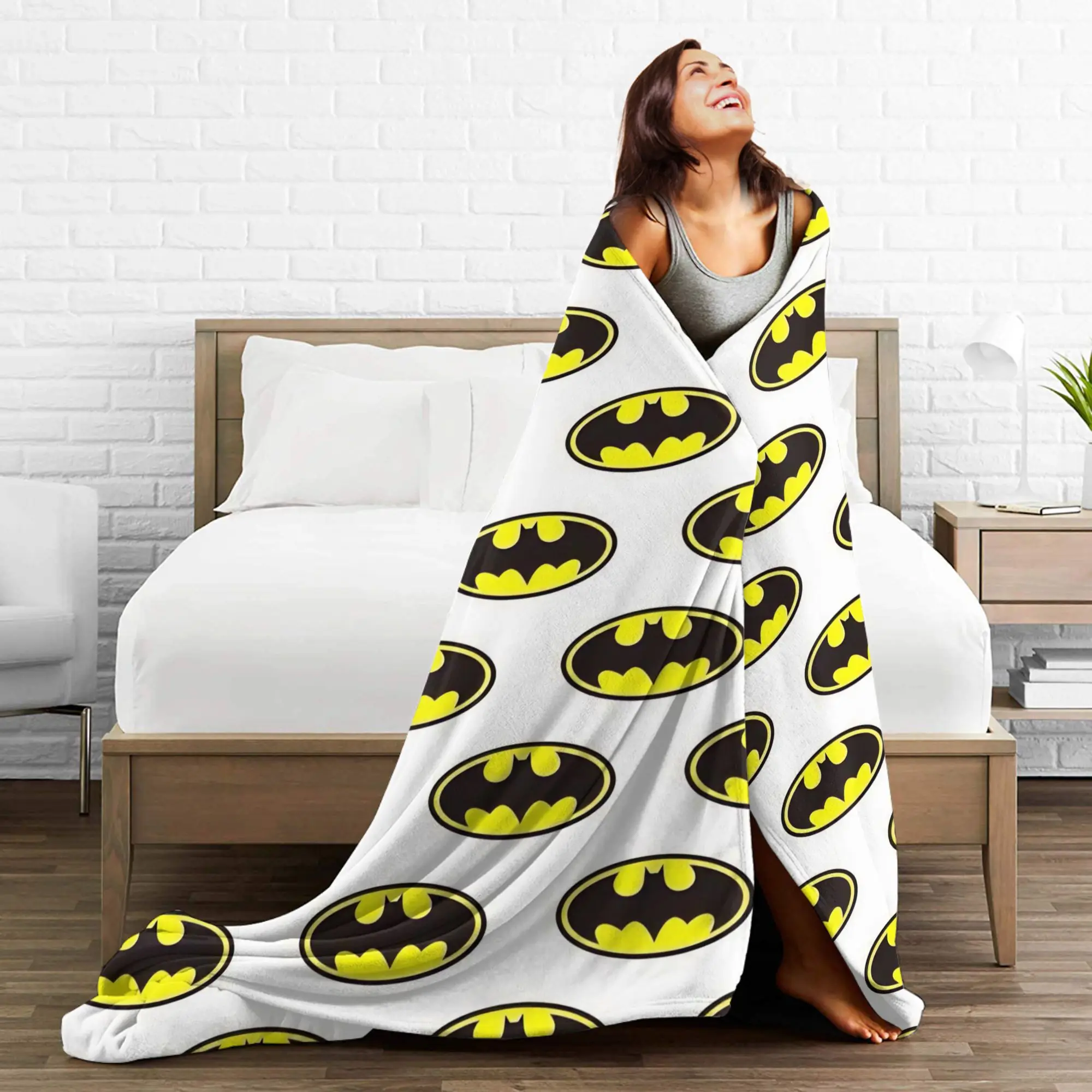 batmanes Throw Blanket for Couch  Soft Cozy Plush Blanket 50x60 Inch Multi-size Bedspread for All Seasons - view 5