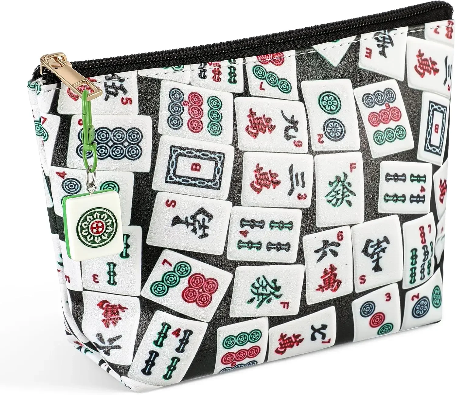 Подарок для любителей плитки Mahj, сумка для монет из плитки для мадж с набором брелоков, кошелек из искусственной кожи, подарок для влюбленных женщин, мамы, бабушки, день рождения, дорожка Подарок для любителей плитки Mahj, сумка для монет из плитки для мадж с набором брелоков, кошелек из искусственной кожи, подарок для влюбленных женщин, мамы, бабушки, день рождения, дорожка