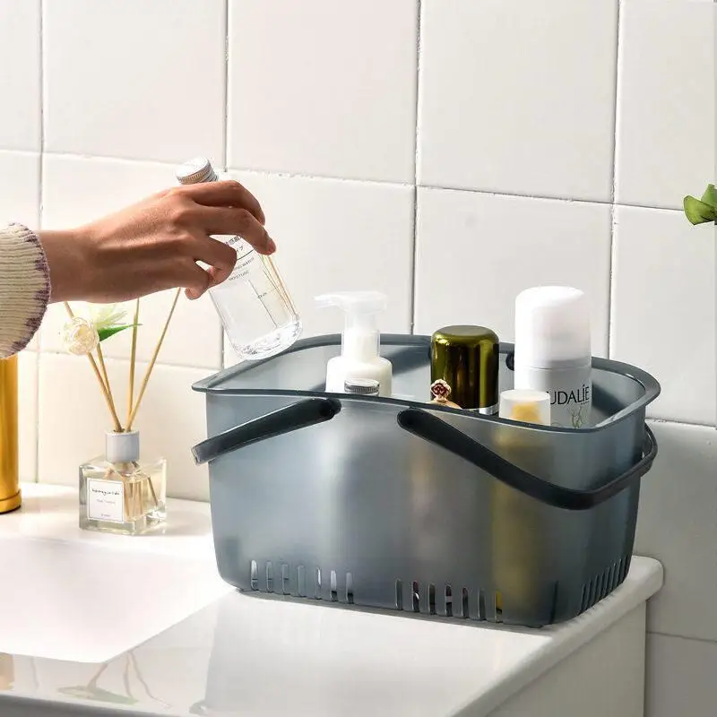 High-End Bathroom Handheld Bath Basket Men's Swimming Storage Basket Bath Basket Organizer Durable Portable Shower Caddy