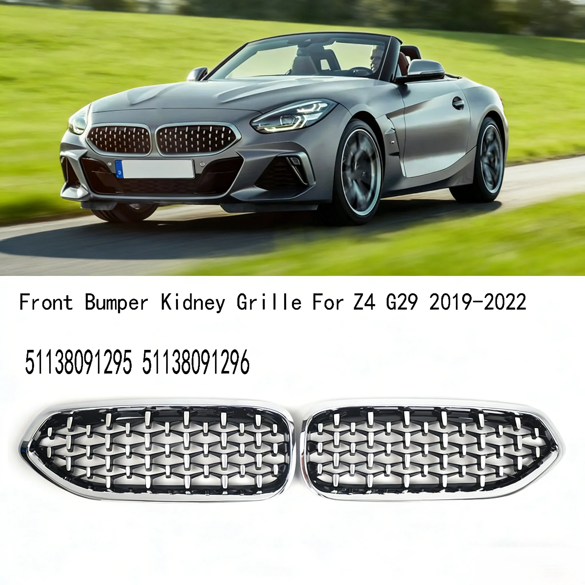 

Classy-2 шт. решетка переднего бампера для BMW Z4 G29 2019-2022 51138091295 51138091296