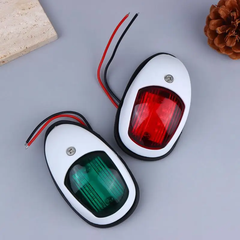 

Marine Yacht Waterproof 12V LED Sounding Light Red and Green Lamp for Boat Nighttime UseHot
