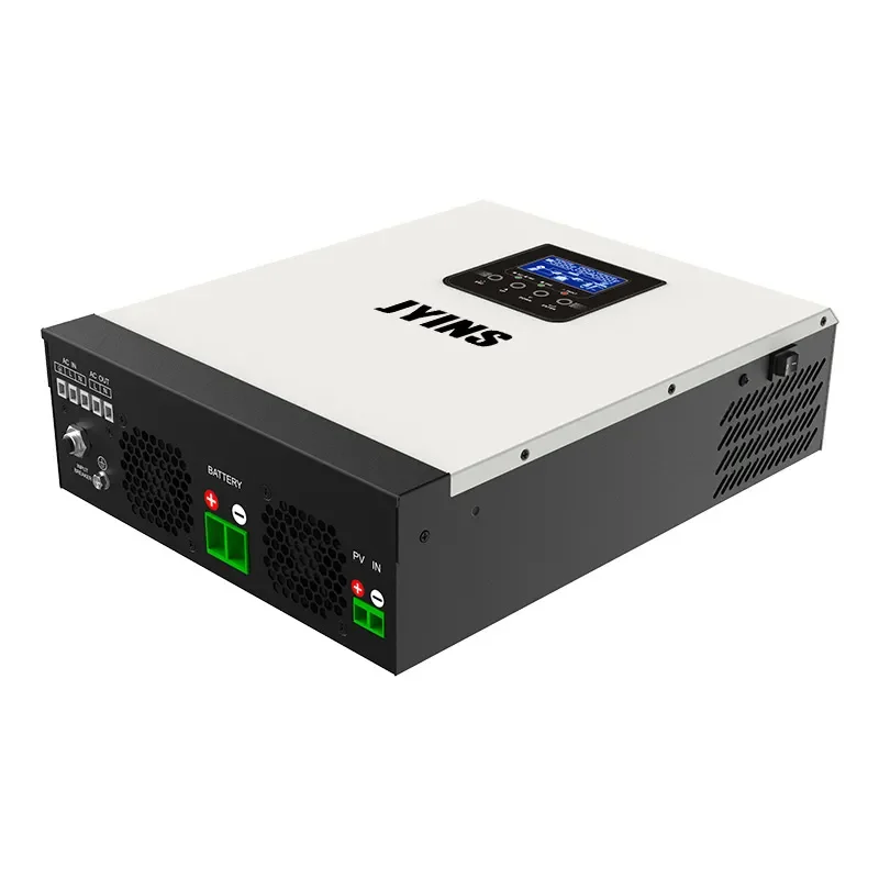 Onduleur solaire hybride unique 12V 24V 48V 1Kva 1.5Kva 3Kva 5Kva, système d'énergie solaire PWM hors réseau avec sortie AC monophasé 240vac