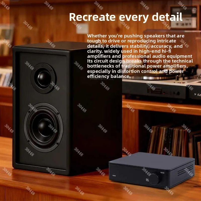 TPA3255 Digital Power Amplifier PAD-30 Dual Core HiFi Class D