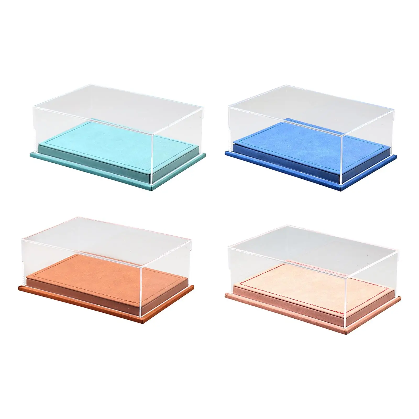 Clear Acrylic Model Car Display Case Display Box 1/64 Scale Protection Organizer Scene Showcase for Figures Arts Collectibles
