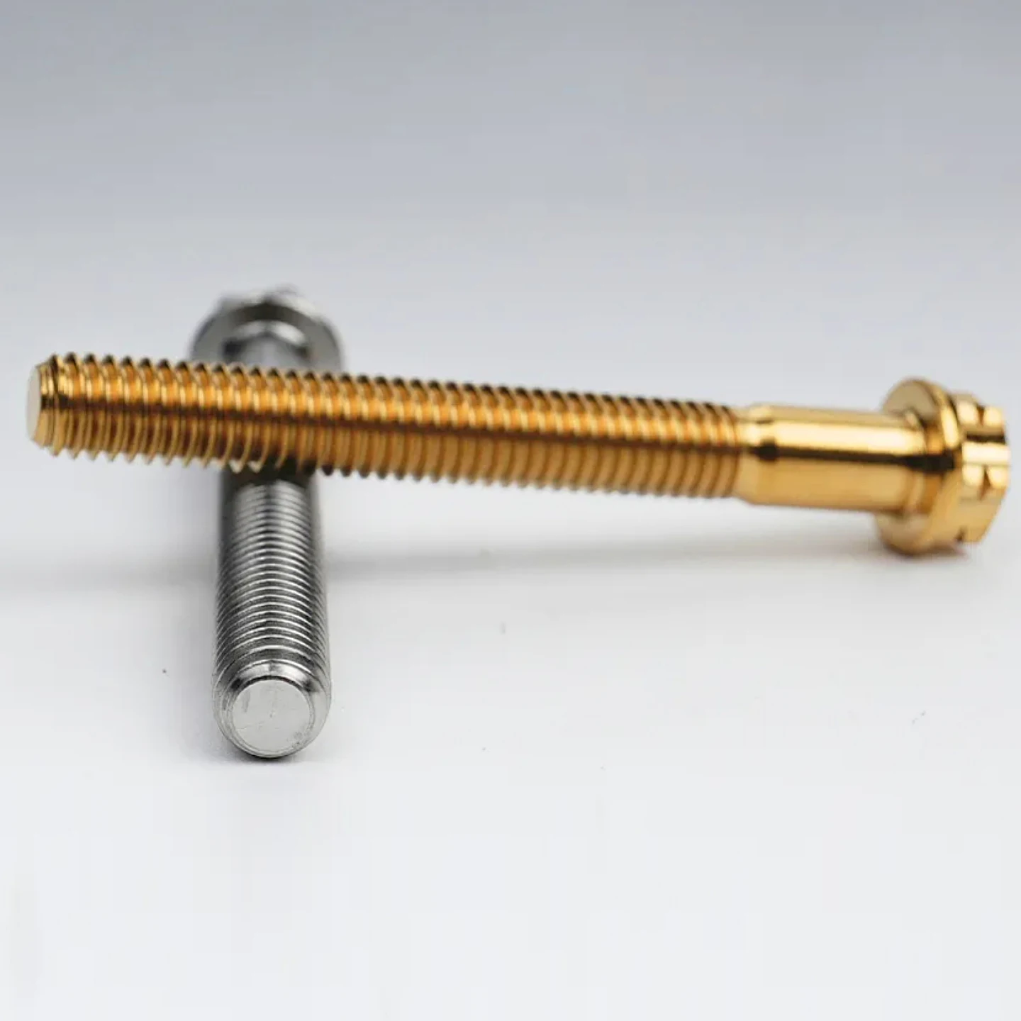 1Pcs TC4 Titanium Alloy Bolt M4 M5 M6 M8 External Hex Flange Torx Six-Lobe Head Screw For Motorcycle Engine Grade 5
