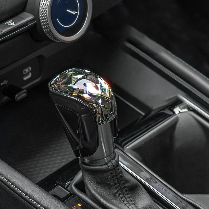Crystal Car Accessories Gear Shift Knob Cover Trim For Honda 11th Gen Accord Civic CRV Breeze Integra Inspire