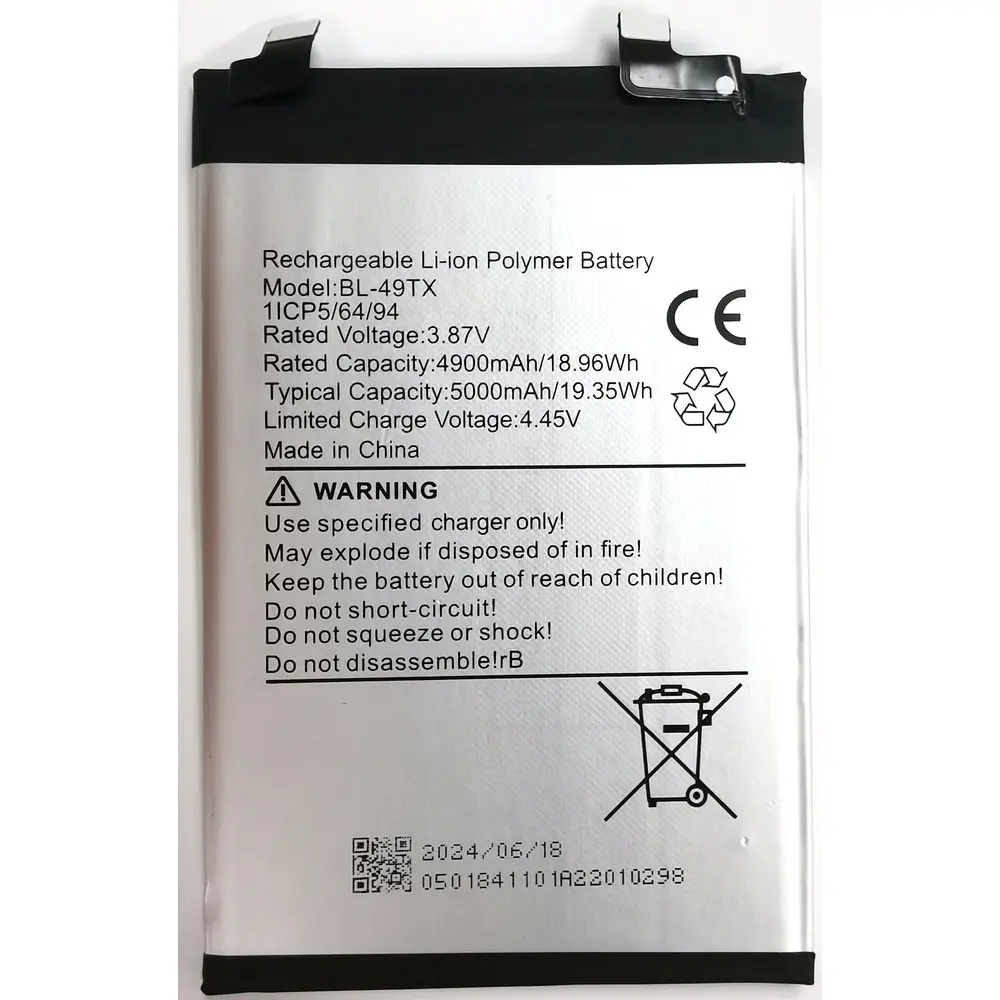 New BL-49TX Battery For Infinix Note 30 5G, X6711 Mobile Phone