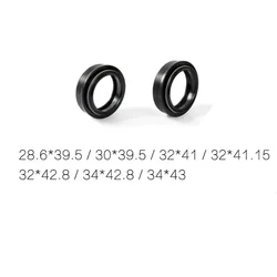 Dusty Seal 28 6mm, 2pcs Bike Fork Dust Wiper Oil Seal Setting, Protects Your Fork Stanchion, Easy to Mount in Place