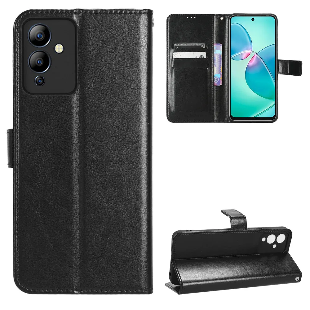 For Infinix Note 12i Case Luxury Flip PU Leather Wallet Lanyard Stand Case For Infinix Note 12i 12 i Note12i Phone Bags