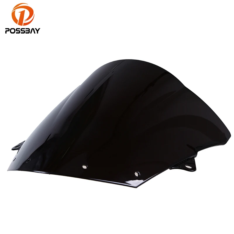 5Colors Motorcycle Windshield Wind Deflectors Motorbike Windscreen Protectors for Kawasaki Ninja ZX6R 2009 2010 2011-2014 2015