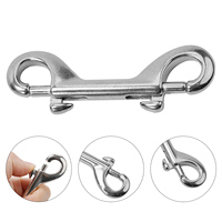 Clip Snap Hook Double Scuba Snap Bolt Stainless Steel Swivel 360 Degrees Bolt Carabiner Diving Quick High Quality