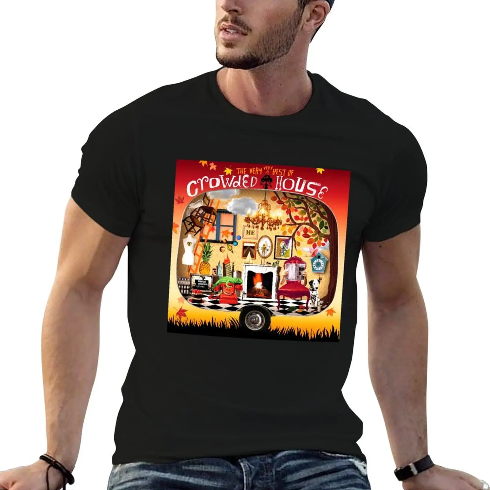 Crowded House - The Best Australian Band T-Shirt valentines boutique clothes clothes Men's t shirts