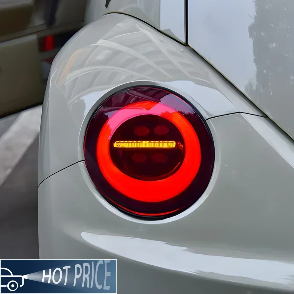 Car Taillights Assembly For Volkswagen Beetle 2004-2010 LED Auto Rear Back Lamps Upgrade Dynamic Flashing Tail Light Accessories - view 6