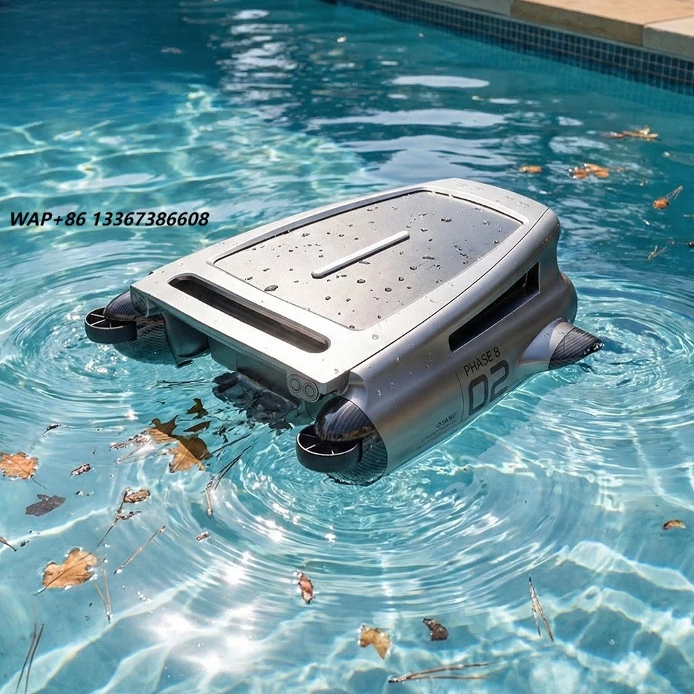 Wireless Automatic Pool Cleaner Robot for Home Use, Smart Pool Vacuum Ensuring Clean and Clear Swimming Pool Water Easily