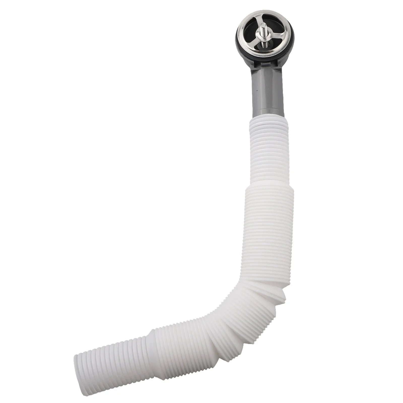 Sink Overflow Pipe Replacement For Round Washbasin Drainers Compatible With 41 X 41 Mm Overflow Opening For Kitchen And Bath Use