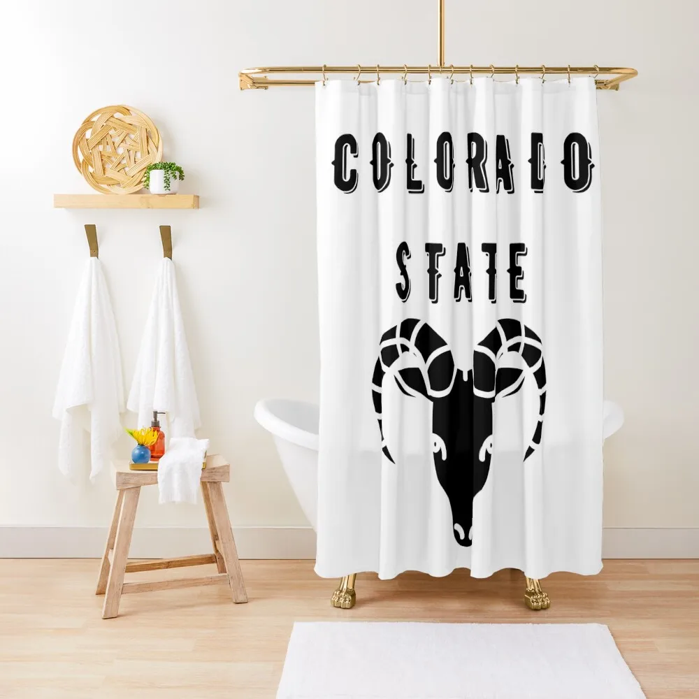 

Colorado state colorado Ram Shower Curtain Shower For Bathroom Set For Bathroom Transparent Bathroom Shower Curtain