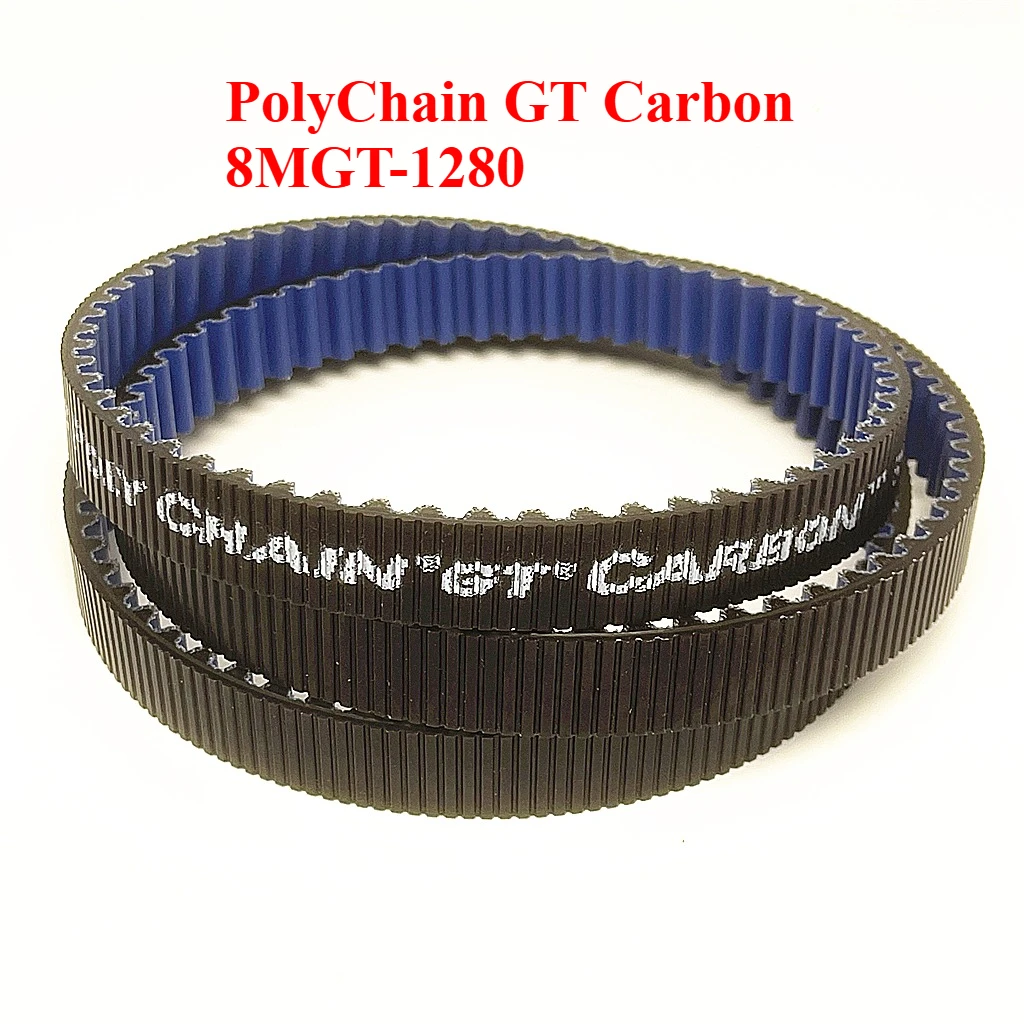 PolyChain GT Carbon 8MGT-1280 Zahnriemen aus Kohlefaser+PU für: Motorräder, Elektroroller, Industriefächer, CNC-Maschinen – Detail 5