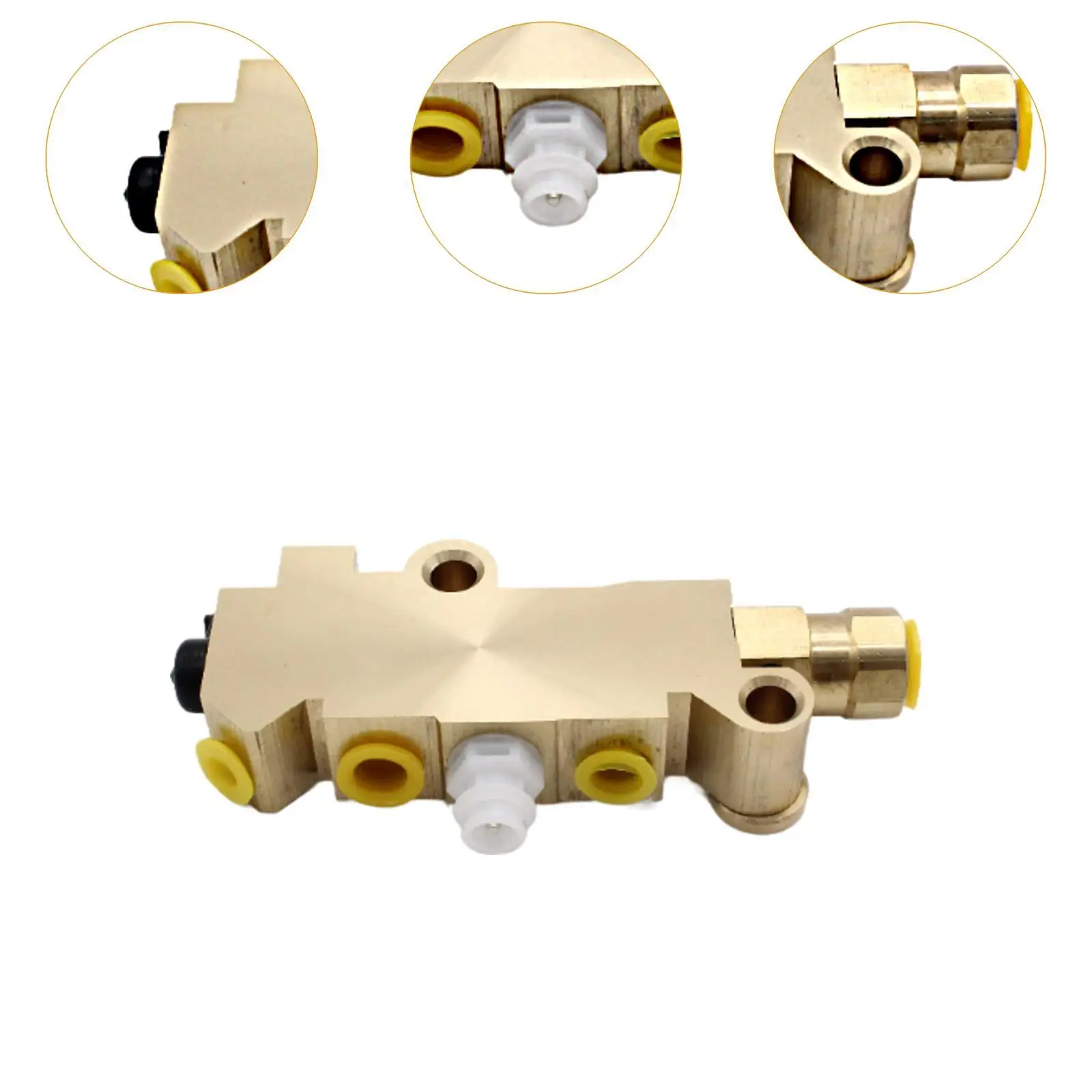 

PV2-9 Brass Proportioning Valve Easy Install Automotive Brake System Spare Part for Chevy GMC P30 Chassis 1978-1987