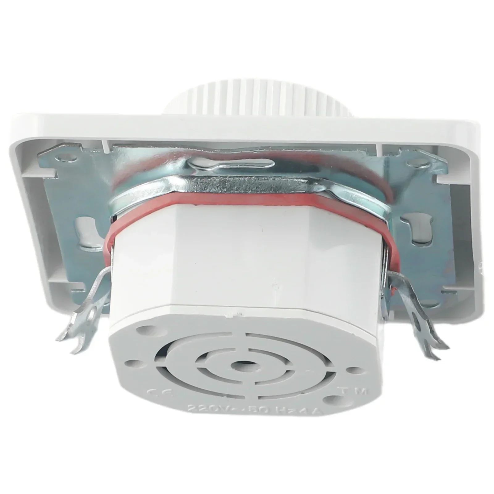 Switch Rotary Dimmer White Trailing Edge AC 200V-250V European Standard For Conventional Lamps For Halogen Light